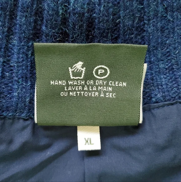 Men's CARRAIG DONN Ireland Wool and Tweed Full-zip Cardigan sz XL Rare! - Picture 12 of 13